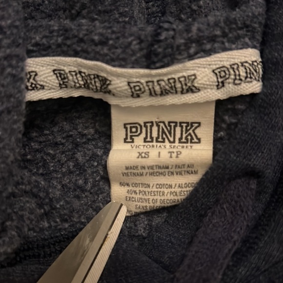 Victoria's Secret Pink Hoodie - Blue - Size XS - Cozy Vibes - Picture 4 of 4